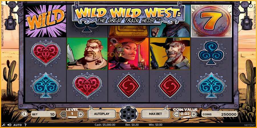 Wild Wild West màquina de joc per diners, imatge 1