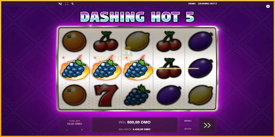 Dashing Hot 5 màquina de joc per diners, imatge 3