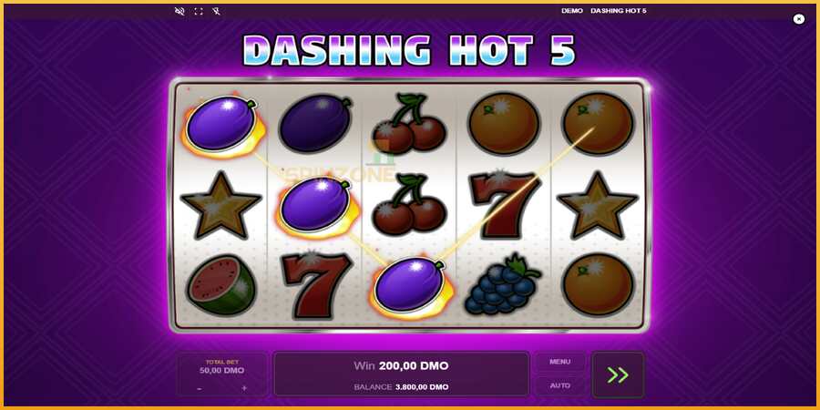 Dashing Hot 5 màquina de joc per diners, imatge 4