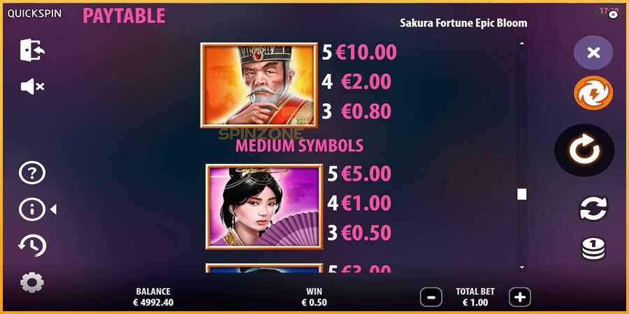 Sakura Fortune Epic Bloom màquina de joc per diners, imatge 6