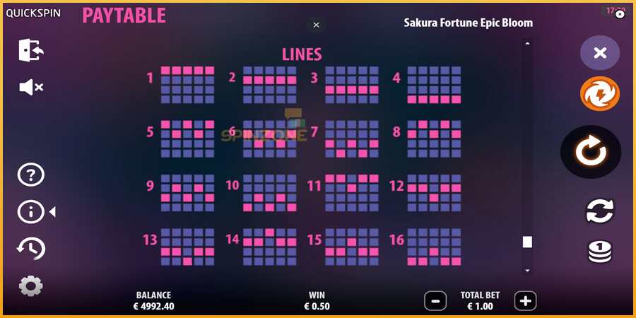 Sakura Fortune Epic Bloom màquina de joc per diners, imatge 7