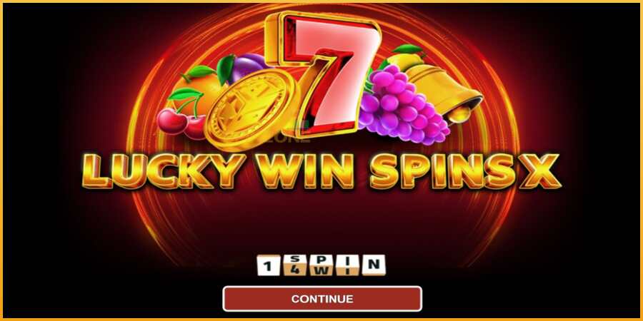 Lucky Win Spins X màquina de joc per diners, imatge 1