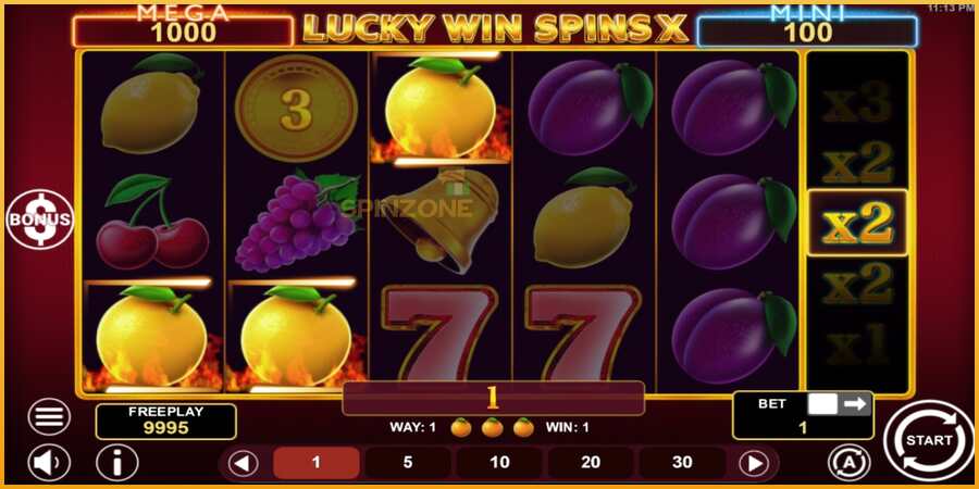 Lucky Win Spins X màquina de joc per diners, imatge 3