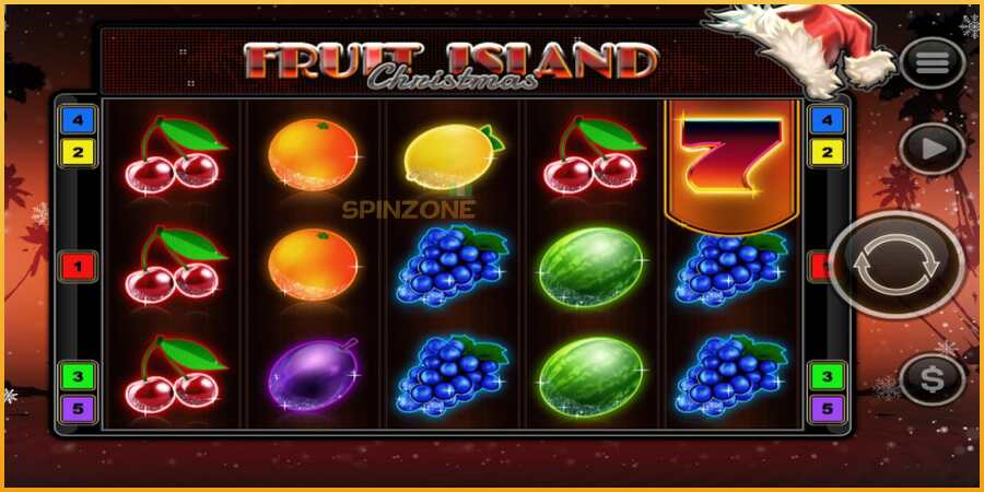 Fruit Island Christmas màquina de joc per diners, imatge 1