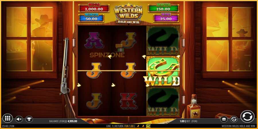 Western Wilds Hold and Win màquina de joc per diners, imatge 3