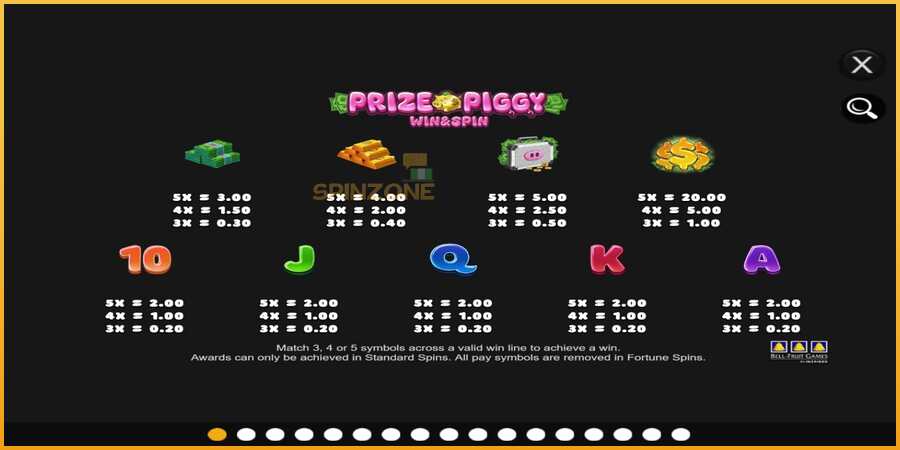 Prize Piggy Win & Spin màquina de joc per diners, imatge 4