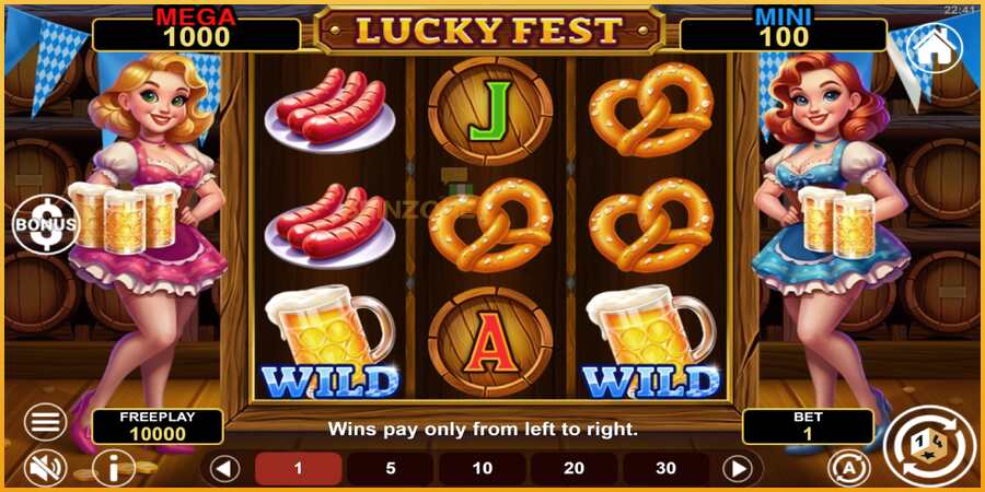 Lucky Fest Hold & Win màquina de joc per diners, imatge 1