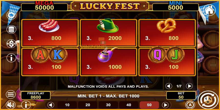 Lucky Fest Hold & Win màquina de joc per diners, imatge 5