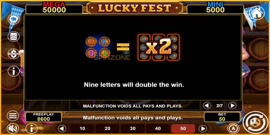 Lucky Fest Hold & Win màquina de joc per diners, imatge 6