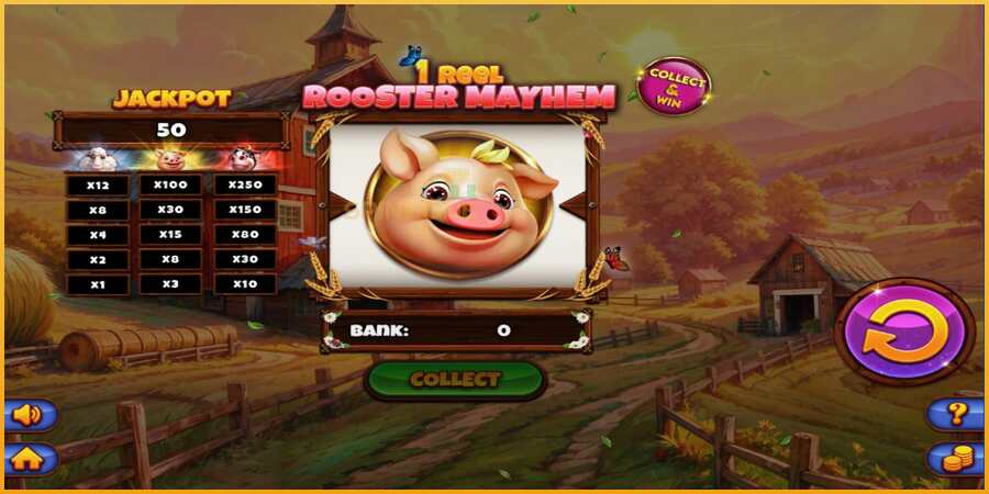 1 Reel Rooster Mayhem màquina de joc per diners, imatge 3