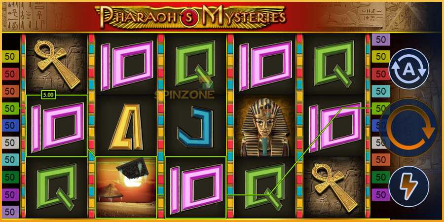 Pharaohs Mysteries màquina de joc per diners, imatge 2