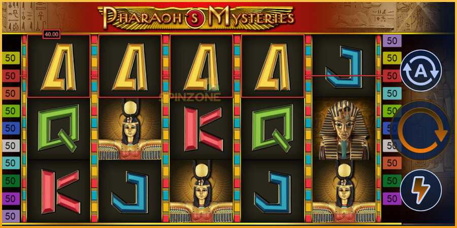 Pharaohs Mysteries màquina de joc per diners, imatge 4