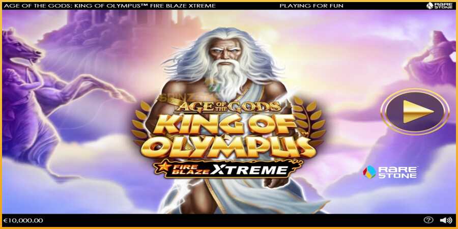 Age of the Gods: King of Olympus Fire Blaze Xtreme màquina de joc per diners, imatge 1