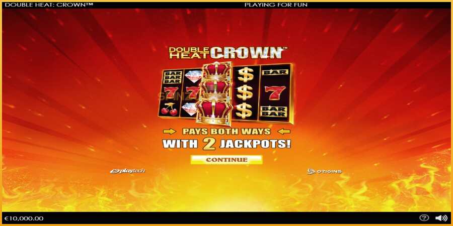 Double Heat: Crown màquina de joc per diners, imatge 1