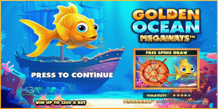 Golden Ocean Megaways màquina de joc per diners, imatge 1