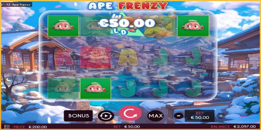 Ape Frenzy màquina de joc per diners, imatge 3