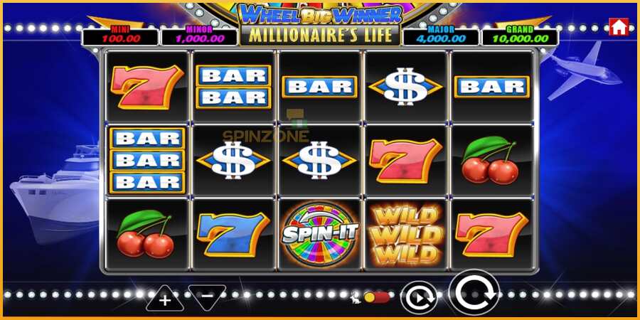 Wheel Big Winner Millionaires Life màquina de joc per diners, imatge 2