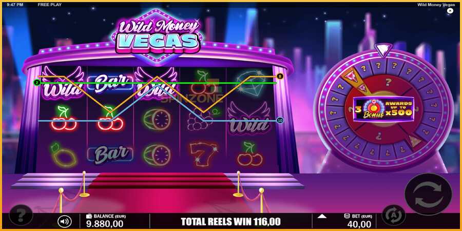 Wild Money Vegas màquina de joc per diners, imatge 3