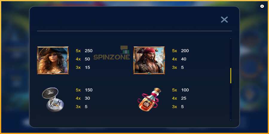 Pirate Gold Hold and Win màquina de joc per diners, imatge 5