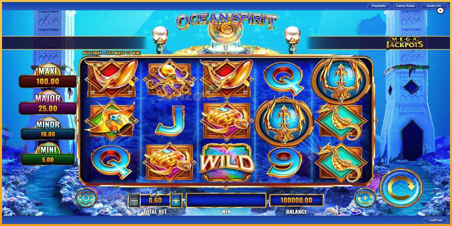 Ocean Spirit MegaJackpots màquina de joc per diners, imatge 3