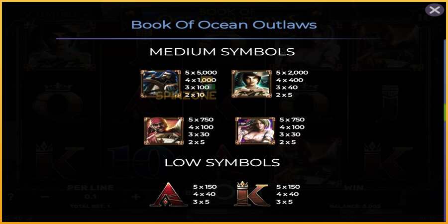 Book of Ocean Outlaws màquina de joc per diners, imatge 6