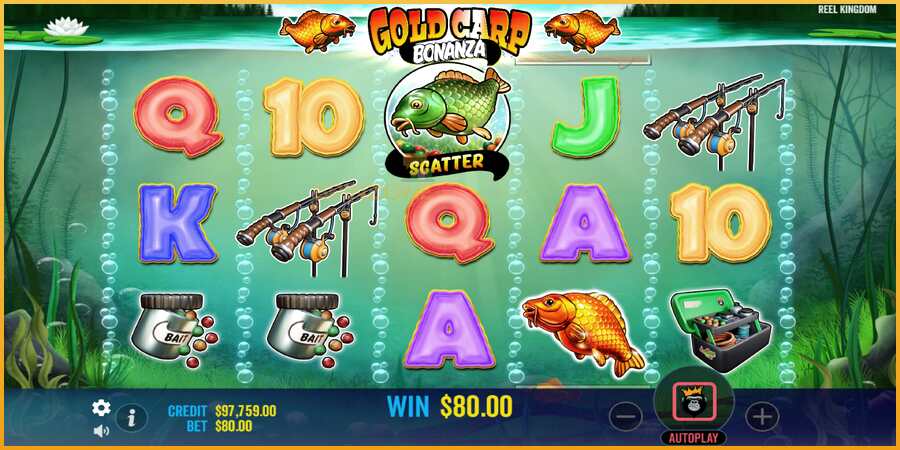 Gold Carp Bonanza màquina de joc per diners, imatge 4