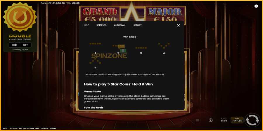 5 Star Coins: Hold & Win màquina de joc per diners, imatge 7