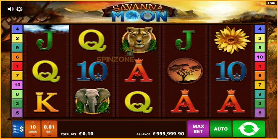 Savanna Moon màquina de joc per diners, imatge 2