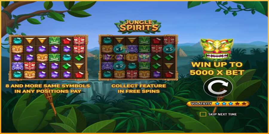 Jungle Spirits màquina de joc per diners, imatge 1