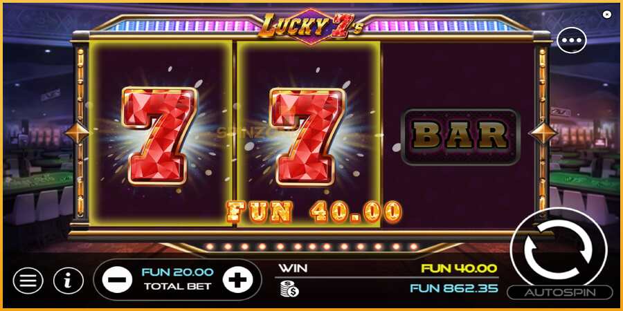 Lucky 7s màquina de joc per diners, imatge 3