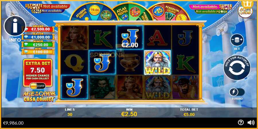 Age of the Gods Cash Collect màquina de joc per diners, imatge 5