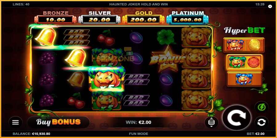 Haunted Joker Hold and Win màquina de joc per diners, imatge 4