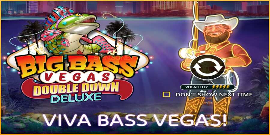 Big Bass Vegas Double Down Deluxe màquina de joc per diners, imatge 1