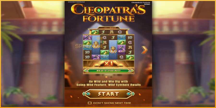 Cleopatras Fortune màquina de joc per diners, imatge 1