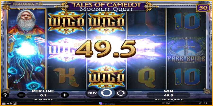 Tales of Camelot - Moonlit Quest màquina de joc per diners, imatge 3