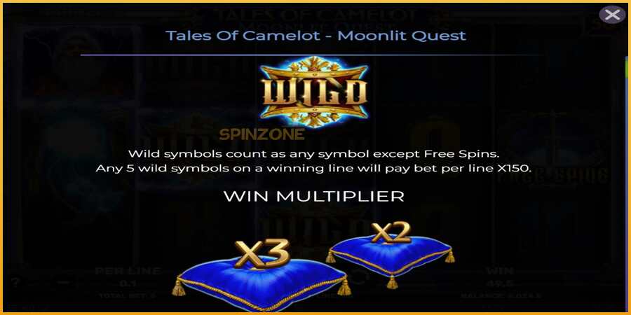 Tales of Camelot - Moonlit Quest màquina de joc per diners, imatge 4