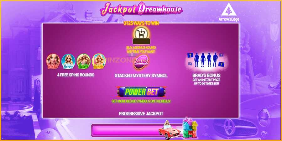 Jackpot Dreamhouse màquina de joc per diners, imatge 1