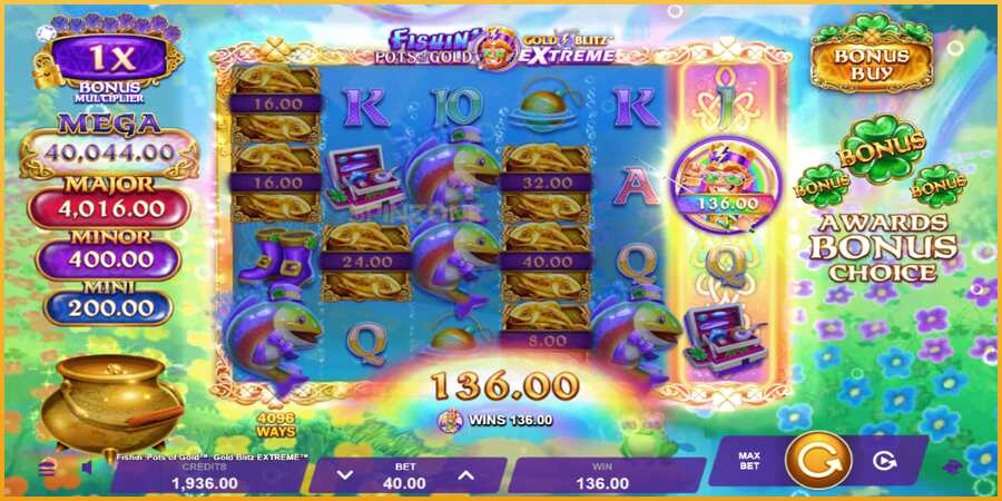 Fishin Pots of Gold: Gold Blitz Extreme màquina de joc per diners, imatge 3