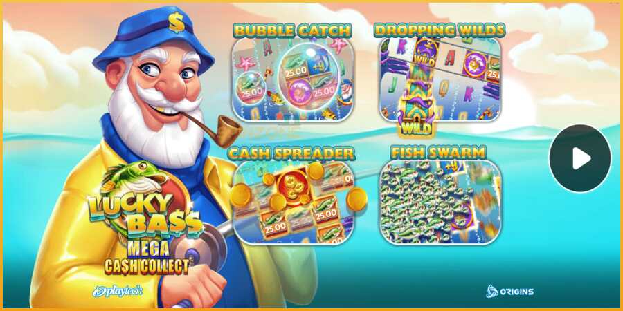 Lucky Bass Mega Cash Collect màquina de joc per diners, imatge 1