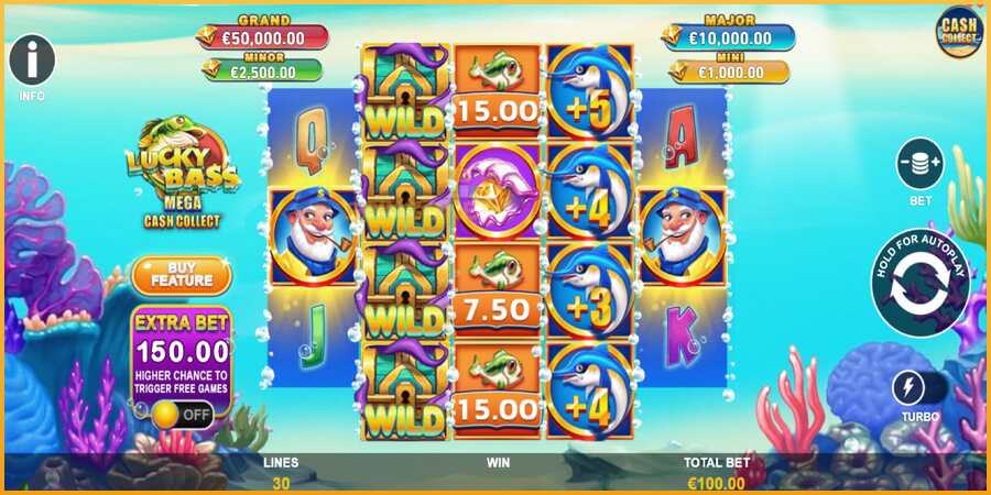 Lucky Bass Mega Cash Collect màquina de joc per diners, imatge 2