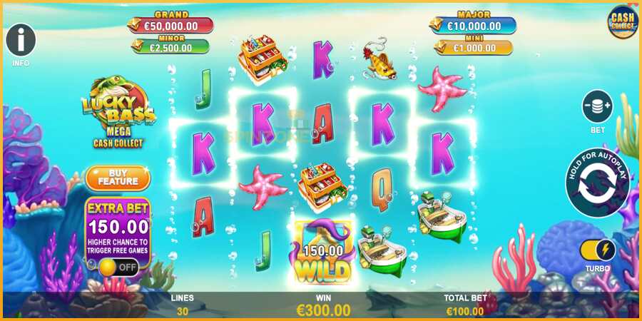 Lucky Bass Mega Cash Collect màquina de joc per diners, imatge 3