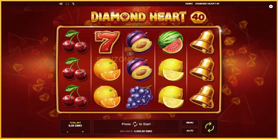 Diamond Heart 40 màquina de joc per diners, imatge 1