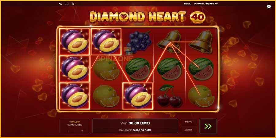 Diamond Heart 40 màquina de joc per diners, imatge 3