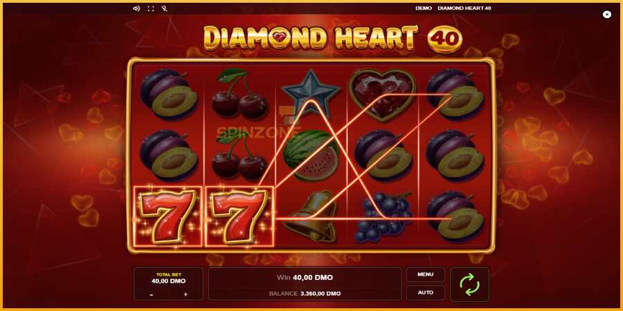 Diamond Heart 40 màquina de joc per diners, imatge 4