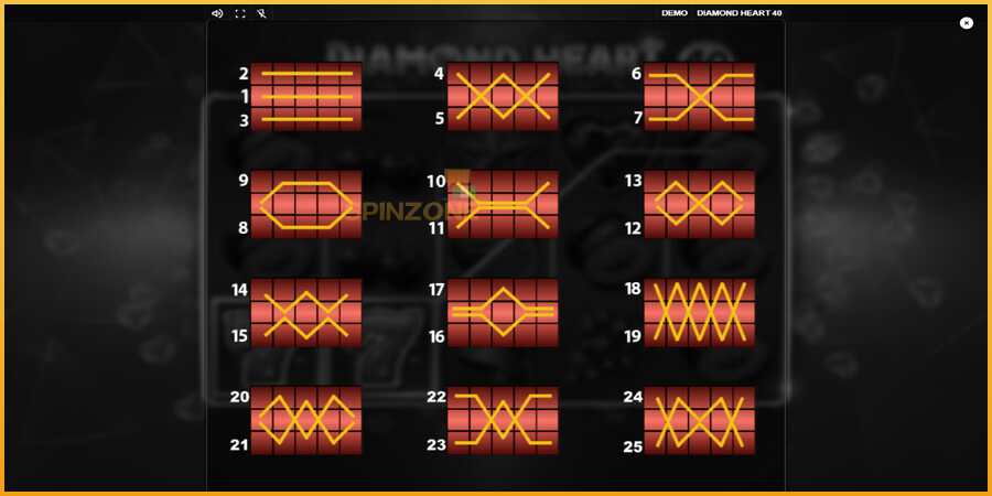 Diamond Heart 40 màquina de joc per diners, imatge 6