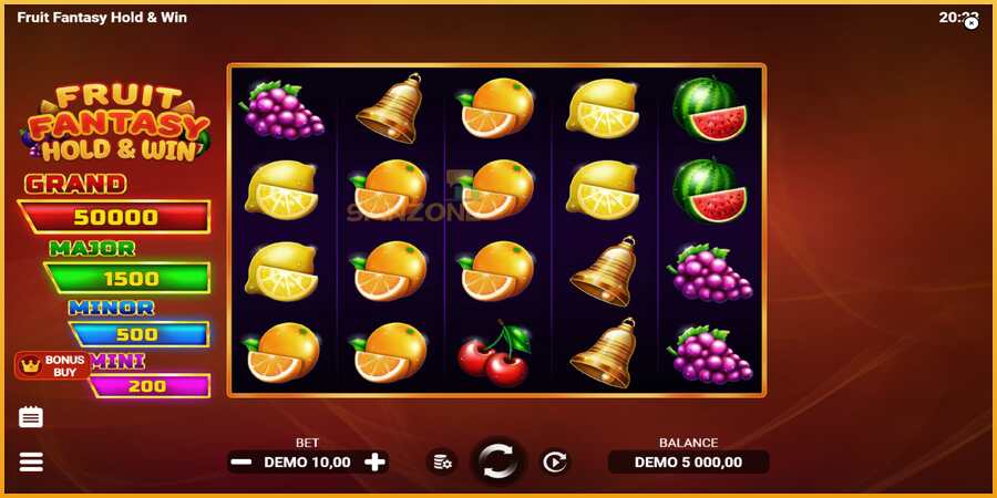 Fruit Fantasy Hold & Win màquina de joc per diners, imatge 2