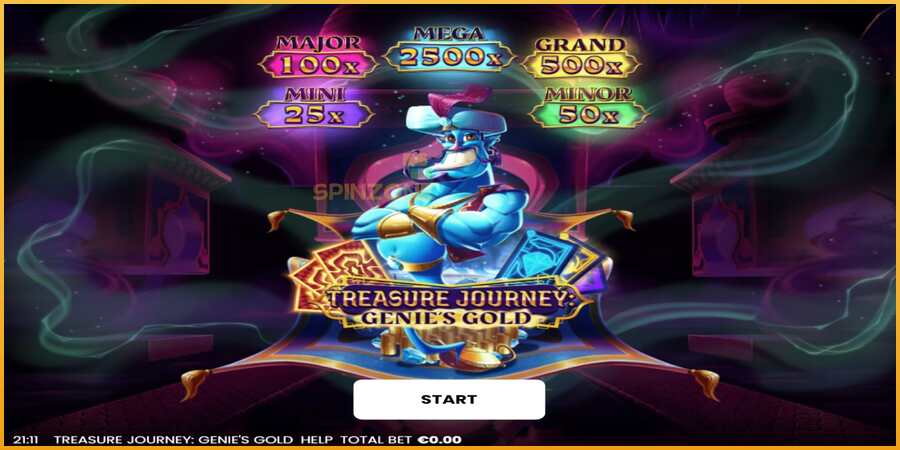 Treasure Journey: Genies Gold màquina de joc per diners, imatge 1