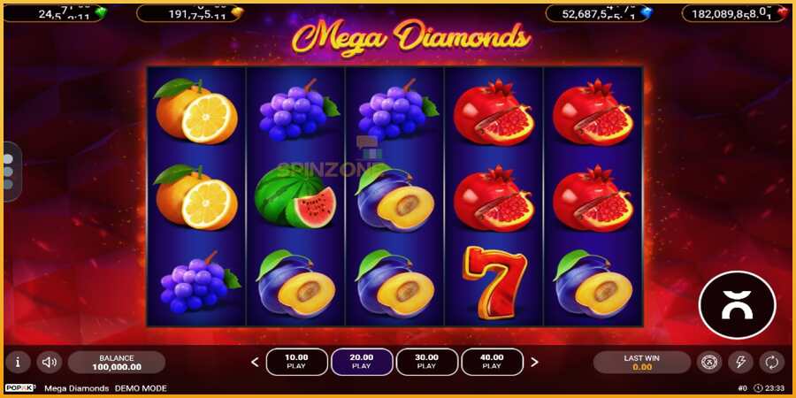 Mega Diamonds màquina de joc per diners, imatge 1