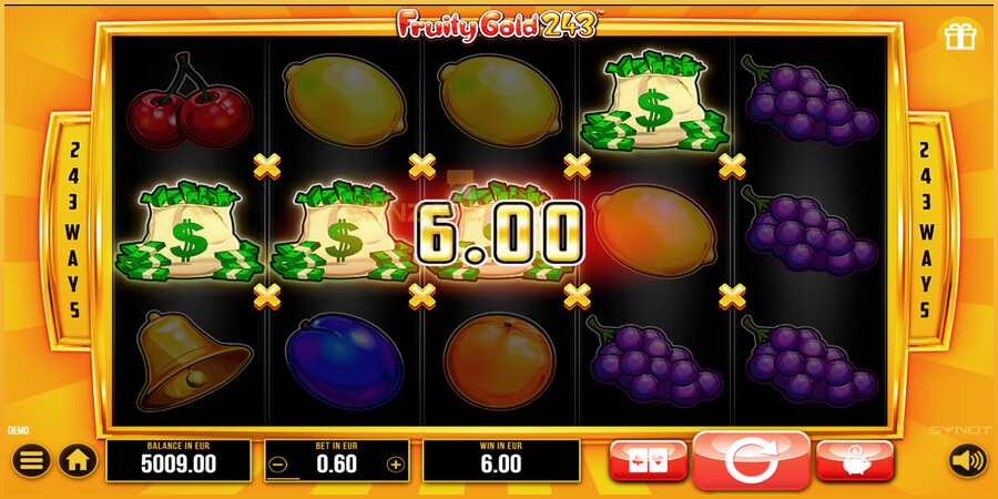 Fruity Gold 243 màquina de joc per diners, imatge 4