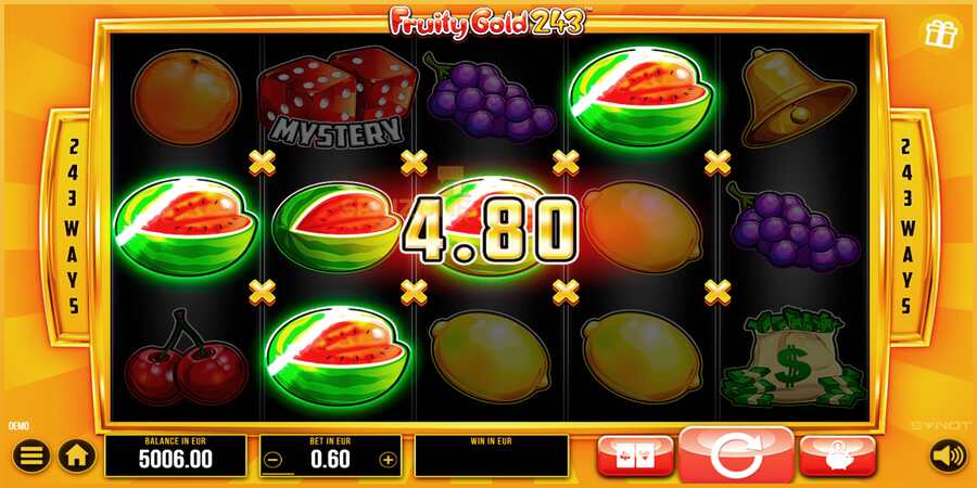 Fruity Gold 243 màquina de joc per diners, imatge 5